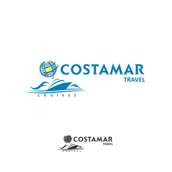 logo for Costamar Travel Cruises Logo design contest
