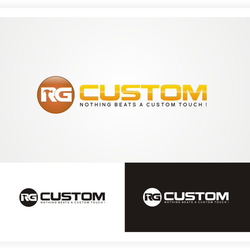 logo for RG Custom Réalisé par v4