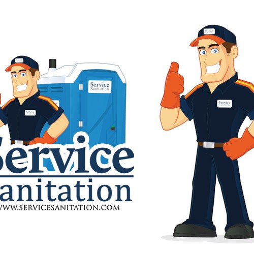 Superhero Porta Potty Company Seeks New Mascot!! Design by sundatoon