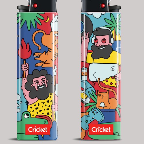 Create illustrations for a limited collection of Cricket Lighters (Multiple Winners) Design by Irena R