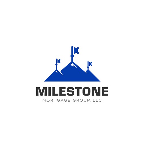 Milestone Mortgage Logo Design by WijiLim