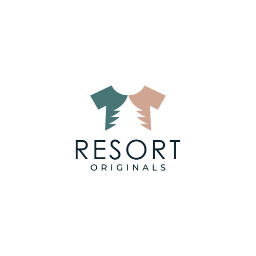 Custom Resort-Themed Apparel Logo Design Design by M a s s i o n .