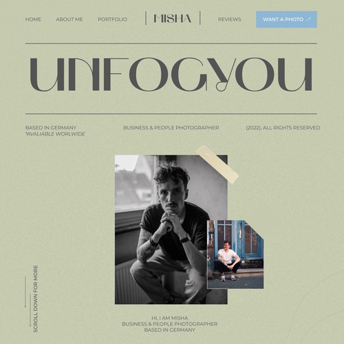 Landing page design contest entry by sokolskiyDesign