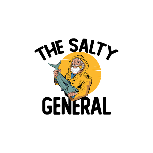 Salty New England General Store / sandwich shop combining classic text & modern imagery Design by Wuiing!