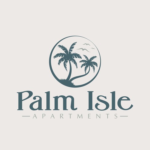 Rebrand/Redesign the logo for Palm Isle Apartments!! Design by DUDS@15