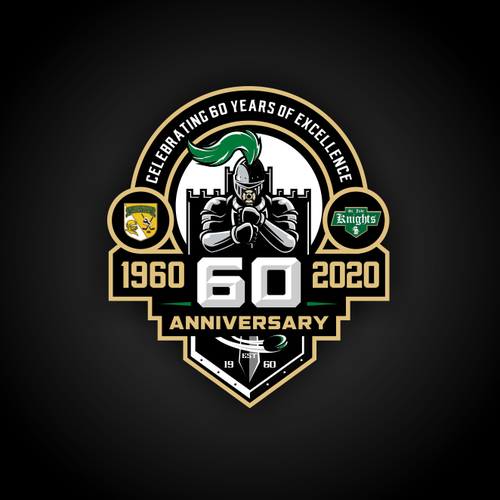 Sixty Years Anniversary Icons Collection. 60th Anniversary Logos