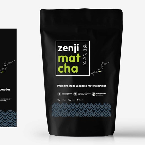 Japanese Matcha Product Needs Label - *GUARANTEED & BLIND* Ontwerp door cynemes