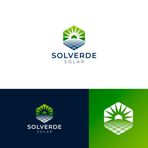 Clean logo for solar company Design by jomx