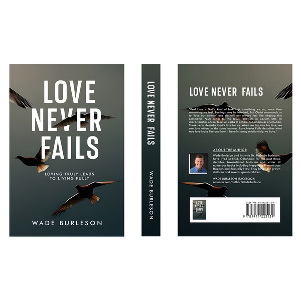Design realizzato da Shila Rani Das intitolato "LOVE NEVER FAILS book cover"