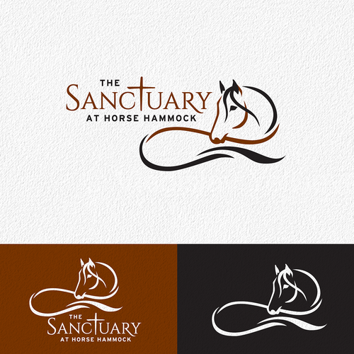 Elegant Horse Sanctuary Logo That Pulls On Your Heart Strings Design by Painted Pony Studios