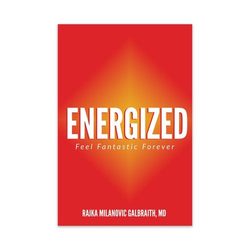 Design a New York Times Bestseller E-book and book cover for my book: Energized Diseño de Retina99