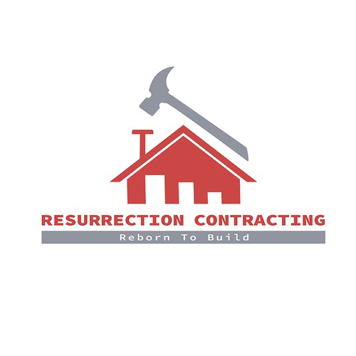 "Reborn To Build" construction company logo. Design by YoussefBenAmmar