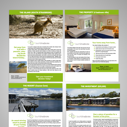 brochure design for 4521 SouthStradbroke デザイン by magicball