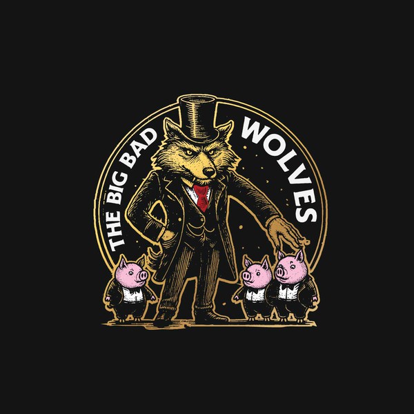 Logo for ''THE BIG BAD WOLVES ''