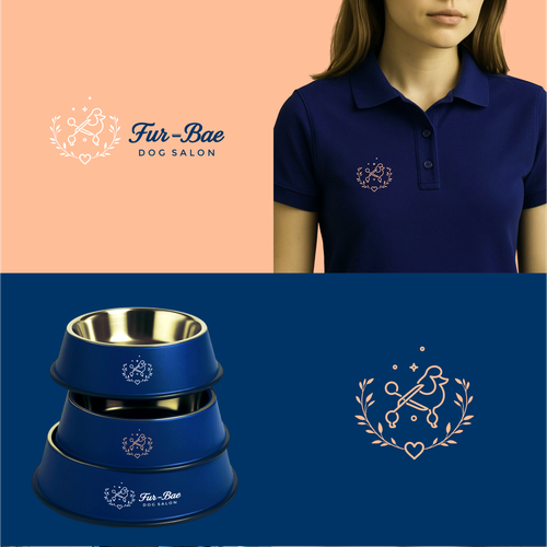 Design a logo/branding for Fur-Bae (slogan: Before Anything Else) luxury dog wellness/lifestyle biz Design by BRGHT✦