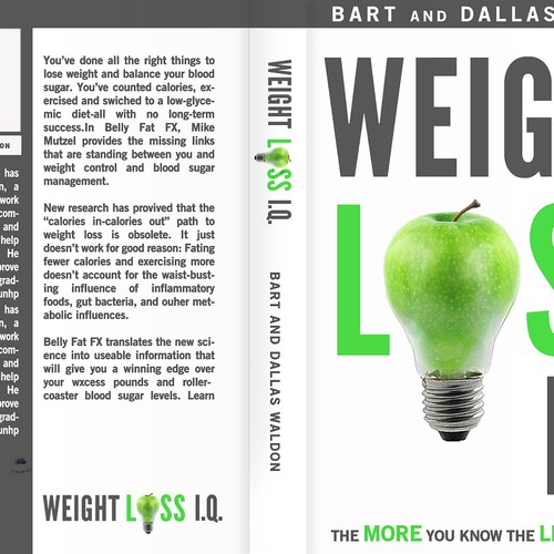 Design a creative and simple cover for weight loss book Design by Milica M.