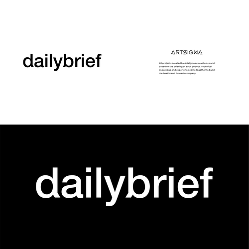 Design a clean, simple logo for a daily newsletter:  dailybrief Design von artsigma