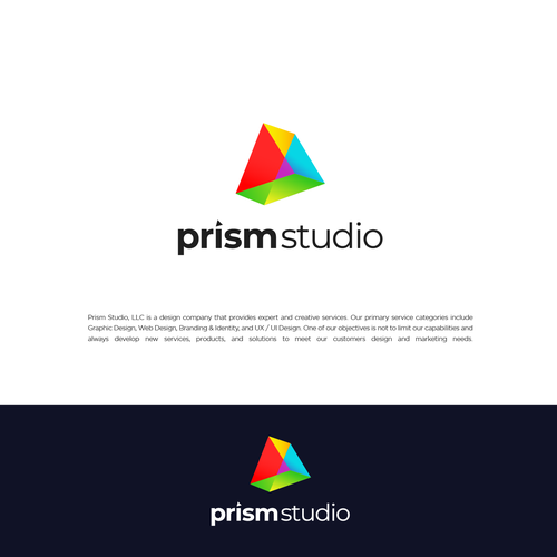 NEW creative logo design for Prism Studio Design by workhard_design