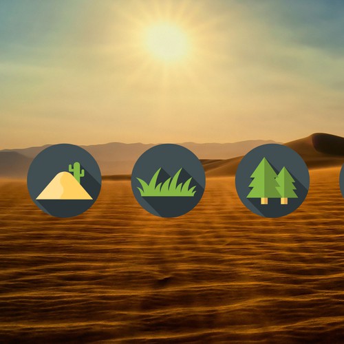 Design habitat icons for a nature app, Icon or button contest