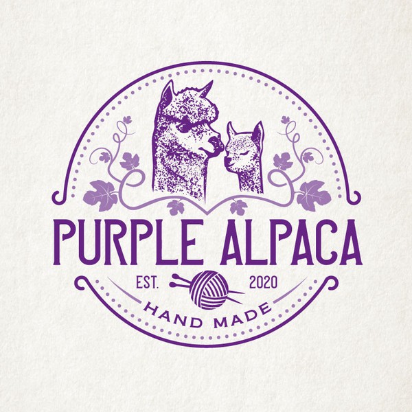 Logo for an Alpaca Farm