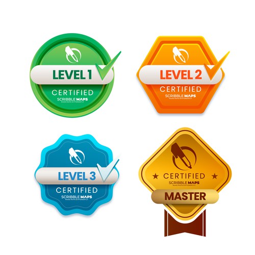 Certification Badges Design réalisé par dalheners