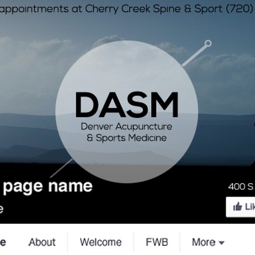 Design by sasho_pipi titled "DASM Face Book Cover"