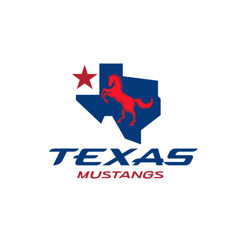 Diseño de Texas Mustangs de rulasic