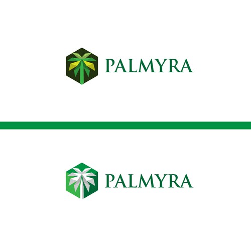 Palmyra Logo Context - Mix of History and Technology Design by MorkyMork