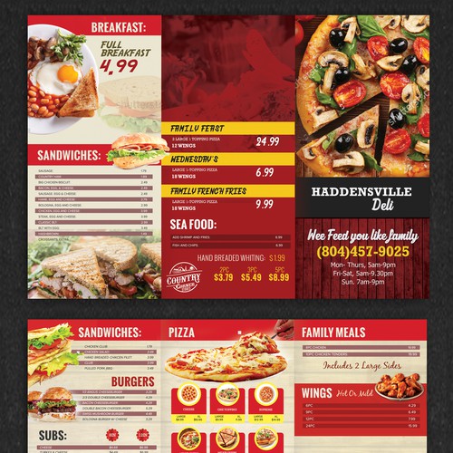 CREATE A NEW FLASHY MENU Design by aabdesign