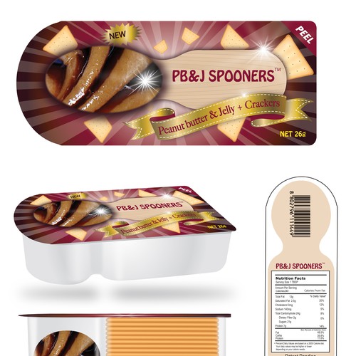 Product Packaging for PB&J SPOONERS™ Réalisé par YiNing