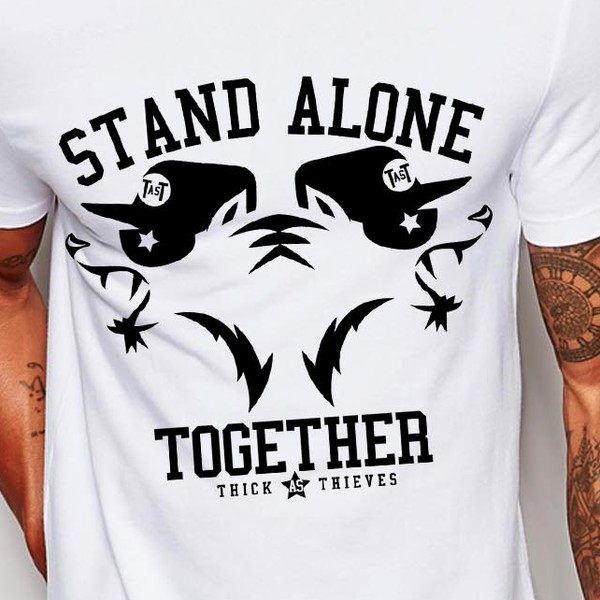 Design by MistrustBuffaloes titled "thick as thieves hyenas"