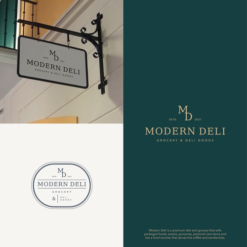 Logo for Modern Deli Design réalisé par dadidam