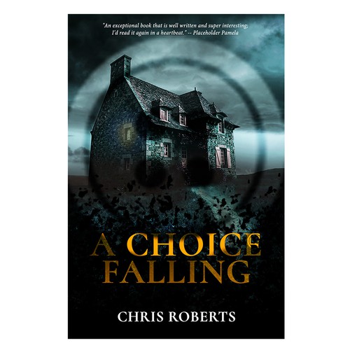 Design a dark fantasy (haunted house) cover for an award winning author Design by kolevka