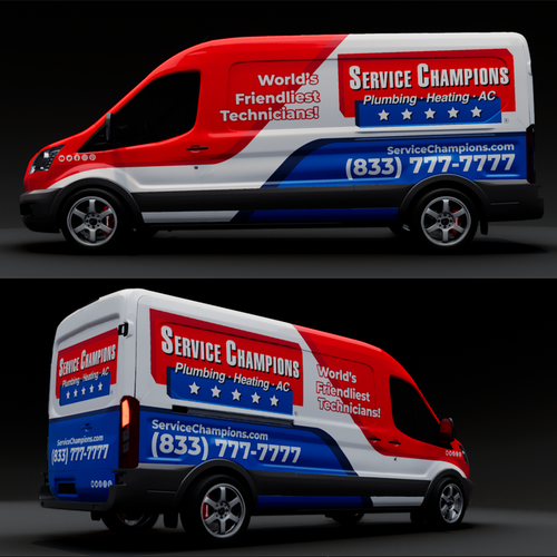 Van Wrap For Service Company Design by TANSA ART