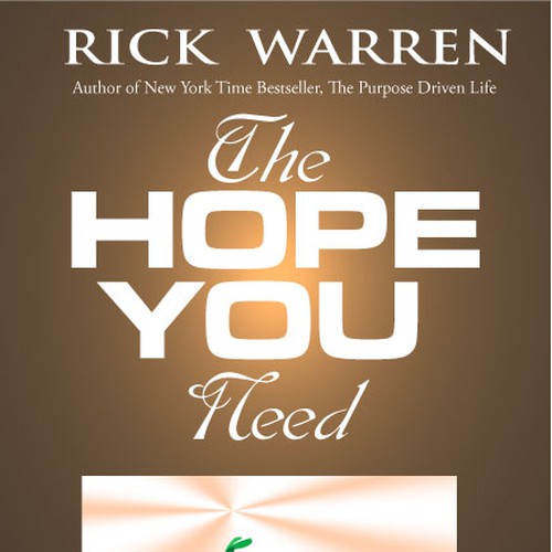 Design Rick Warren's New Book Cover Design réalisé par S Choudhury