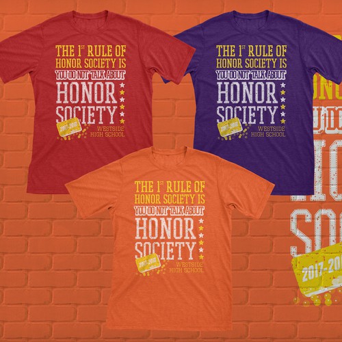 Design di High School Honor Society T-shirt for www.imagemarket.com di Wild Republic