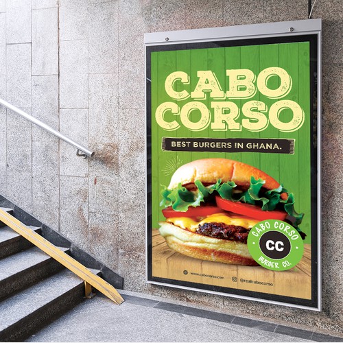 Billboard for Burger Company Design by Sankkartist