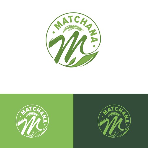 Looking for a Standout Brand Starter Pack to Attract Premium Matcha Enthusiasts for 'Matchana' Design by Tanny Dew ❤︎
