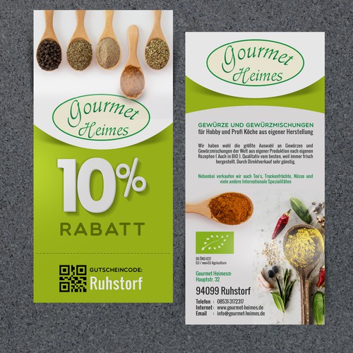 Postcard, flyer or print contest entry by Y&B