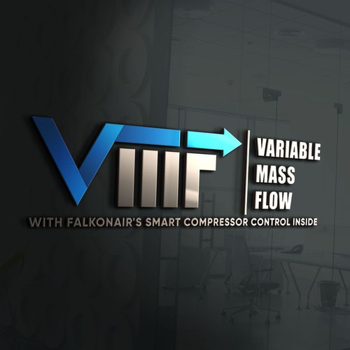Falkonair Variable Mass Flow product logo design Réalisé par jemma1949