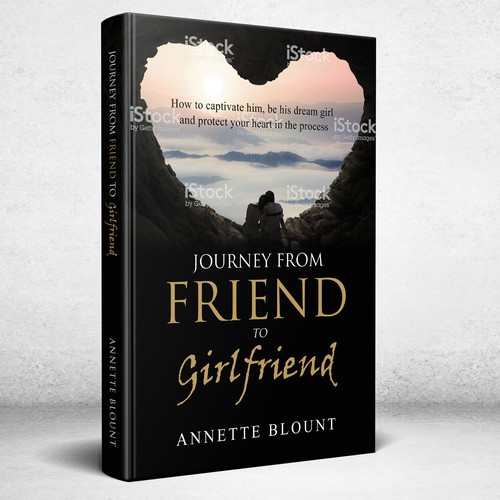 Design a book cover that is fun and playful to help single women experience love beyond friendship Design by Shivaal