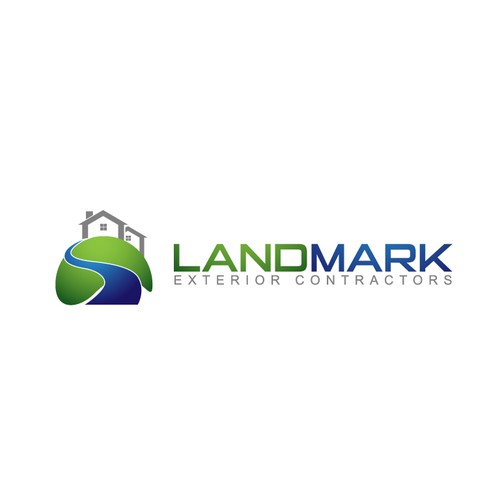 Help Landmark Exterior Contractors with a new logo Design by Rohmatul