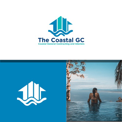 A woman owned Coastal GC company needs a striking logo Design by s-tech solutions