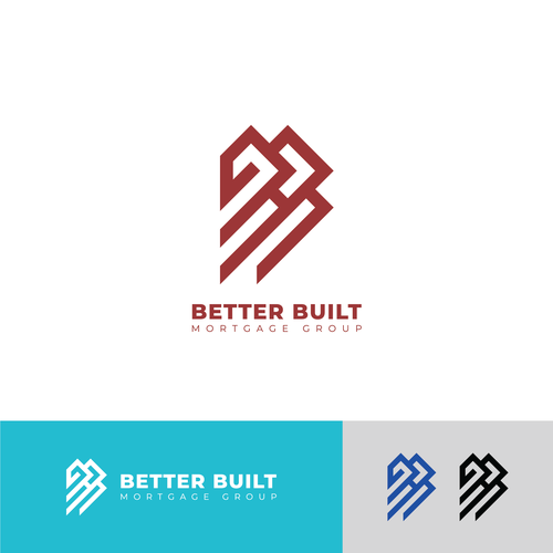 Better Built Mortgage Group-ontwerp door gustigraphic