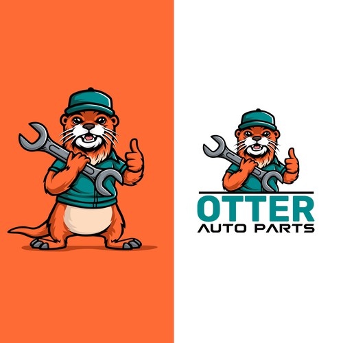 Attention Grabbing Mascot Logo For Auto Parts Ecom Store Design by masjacky