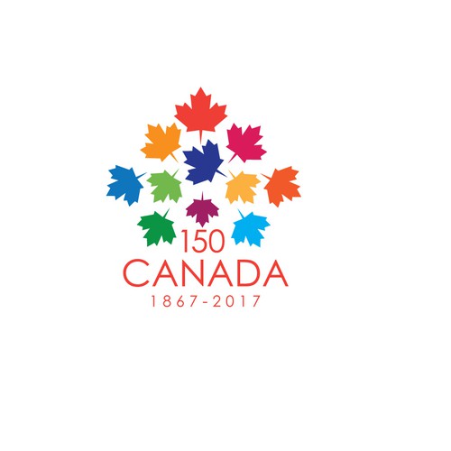 Community contest: Design Canada’s 150th birthday logo! Design by bluesflamingo