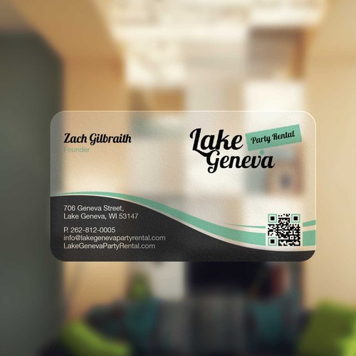 Party Rental Business Card Design by just_Spike™