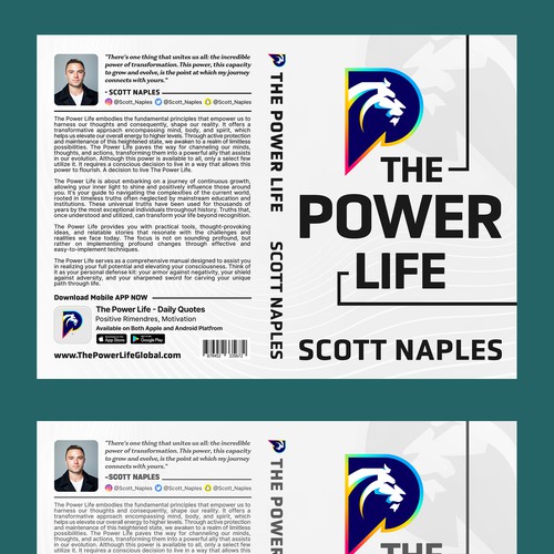 Innovative design for the cover of a best-seller book, encompassing front, back, and spine, for both Design by Azmya PROJ