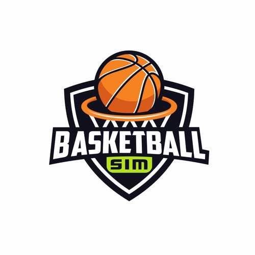 Basketball Simulator Logo Design Design by artopelago™