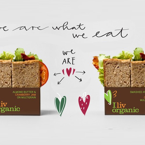 Modern packaging design concept for a range of organic food products (draft only!!!)***Updated Brief*** Design by marsQ